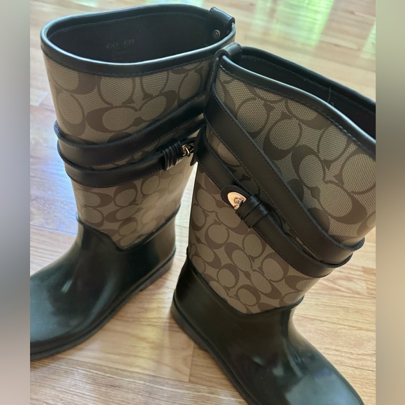 COACH Winter / Rain Boots Size US 8 - Picture 4 of 9